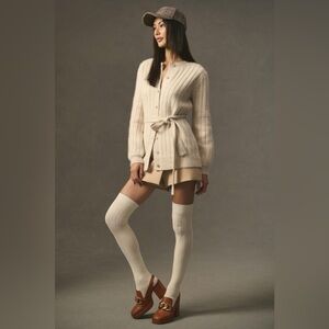 Favorite Daughter  The Ginger Belted Cardigan in Basmati